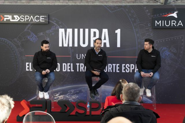 MIURA 1, como se denomina este cohete suborbital, se muestra estos días en Madrid, desde donde viajará de vuelta a Teruel para proseguir las pruebas antes de su despegue previsto para el último trimestre de 2022 - 2, Foto 2
