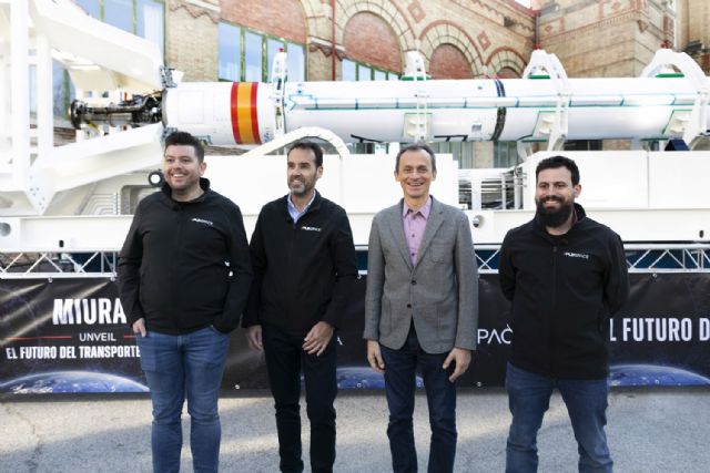MIURA 1, como se denomina este cohete suborbital, se muestra estos días en Madrid, desde donde viajará de vuelta a Teruel para proseguir las pruebas antes de su despegue previsto para el último trimestre de 2022 - 3, Foto 3