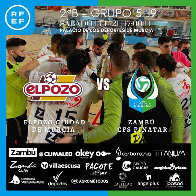 PREVIA: EL POZO MURCIA FS B ZAMBÚ CFS PINATAR: duelo de 'gallitos' en el Palacio de los Deportes de Murcia - 1, Foto 1