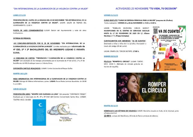 Política Social presenta la actividades y actos con motivo del 25N en Jumilla - 1, Foto 1