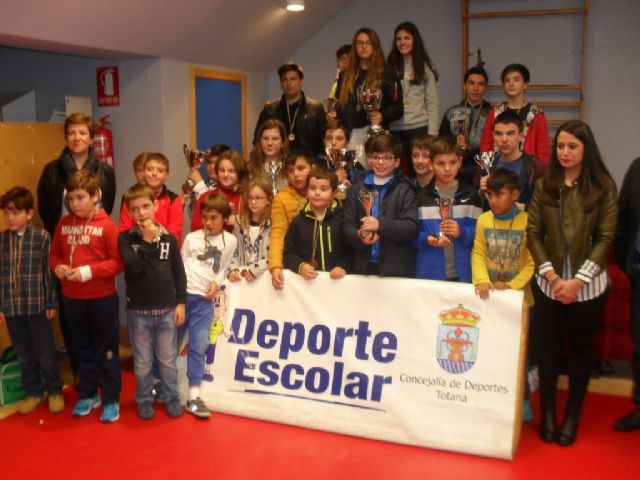 La Concejalía de Deportes y el Club de Ajedrez organizaron la Fase Local de Ajedrez de Deporte Escolar