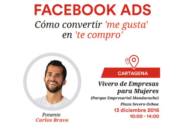 Carlos Bravo imparte en Cartagena un Taller sobre Facebook ADS - 1, Foto 1