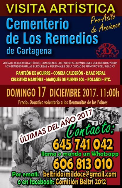 Visita guidada al Cementerio de Los Remedios a beneficio del Asilo de Ancianos - 1, Foto 1