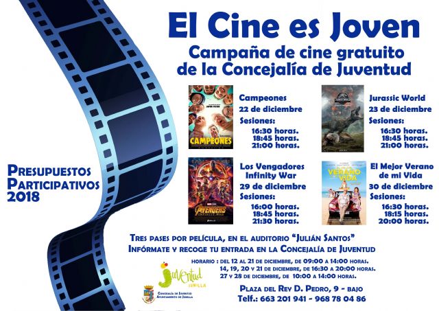 Juventud proyectará cuatro películas de cine durante Navidad - 1, Foto 1