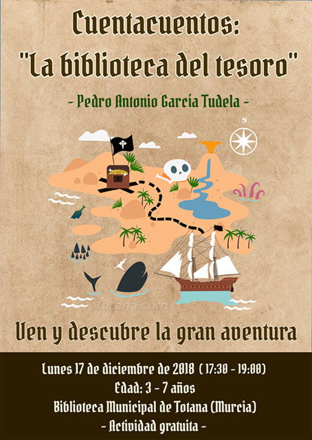 El cuentacuentos “la biblioteca del tesoro” invita a los más peques a descubrir el tesoro misterioso, Foto 1