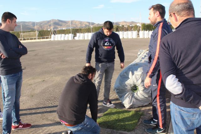 El Campo de Fútbol de Puerto Lumbreras mejora su aspecto - 2, Foto 2