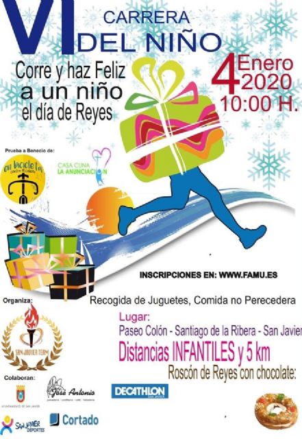 San Javier corre por el niño el 4 de enero - 1, Foto 1