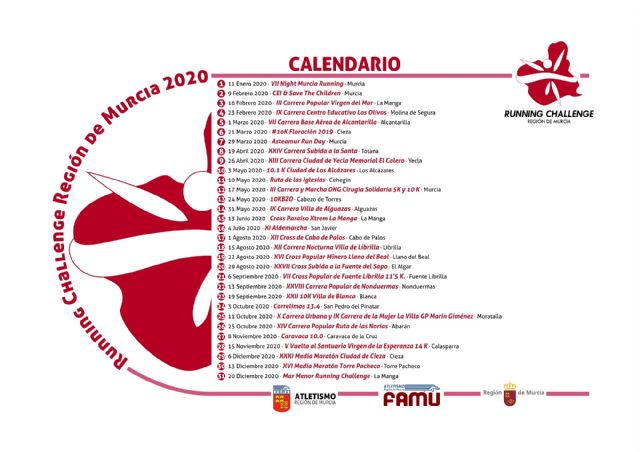 Cuenta atrás para la Running Challenge 2020 - 1, Foto 1