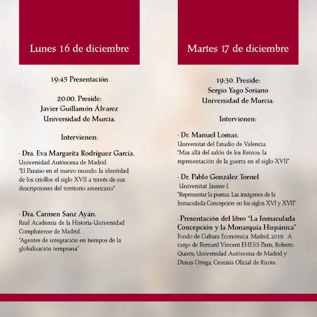 El V Seminario Internacional 'Comprender los Mundos Ibéricos' tratará sobre la Inmaculada Concepción - 3, Foto 3
