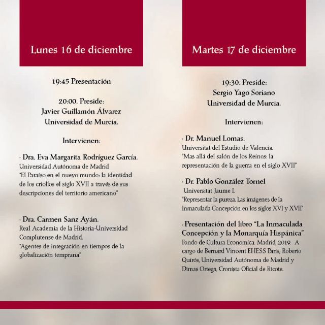 El V Seminario Internacional 'Comprender los Mundos Ibéricos' tratará sobre la Inmaculada Concepción - 3, Foto 3