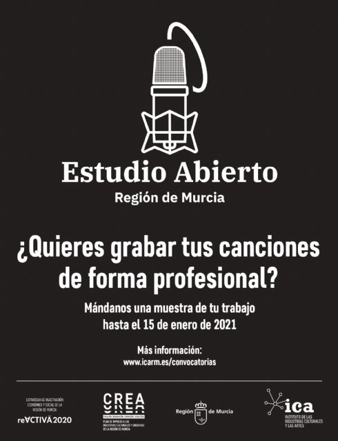 Cultura amplía el plazo para presentar propuestas al programa que facilita a solistas y grupos grabar sus trabajos en un estudio profesional - 1, Foto 1