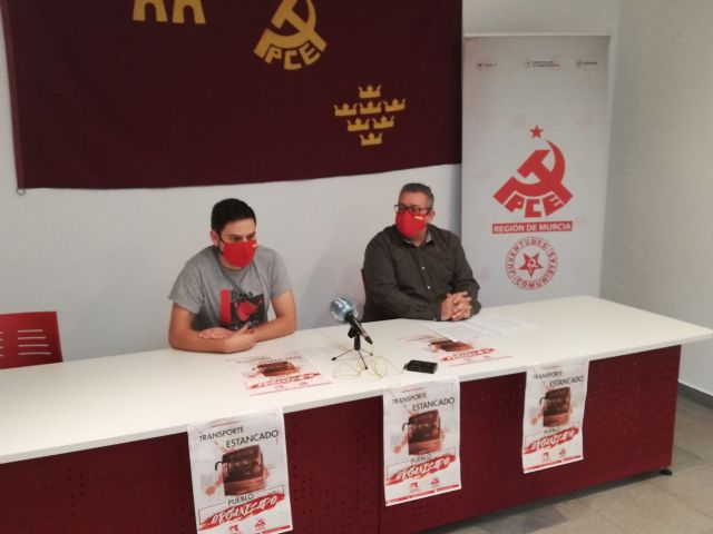 El Partido Comunista y la Juventud Comunista inician una campaña en defensa del transporte público en la Región de Murcia - 2, Foto 2
