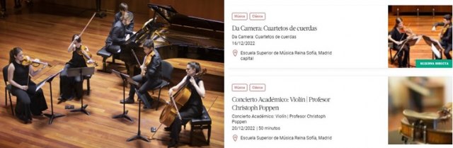 La Escuela Superior de Música Reina Sofía, primera institución musical en Madrid que participa en el programa Acerca Cultura Madrid - 1, Foto 1