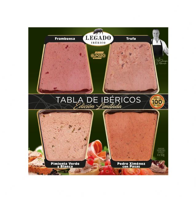El Pozo Alimentacin presenta para Navidad una nueva tabla de pats de cuatro sabores, Foto 1