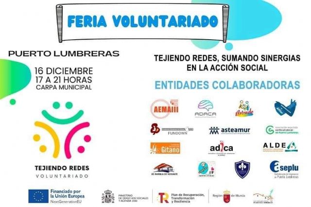 Puerto Lumbreras celebrará una Feria del Voluntariado este sábado - 1, Foto 1