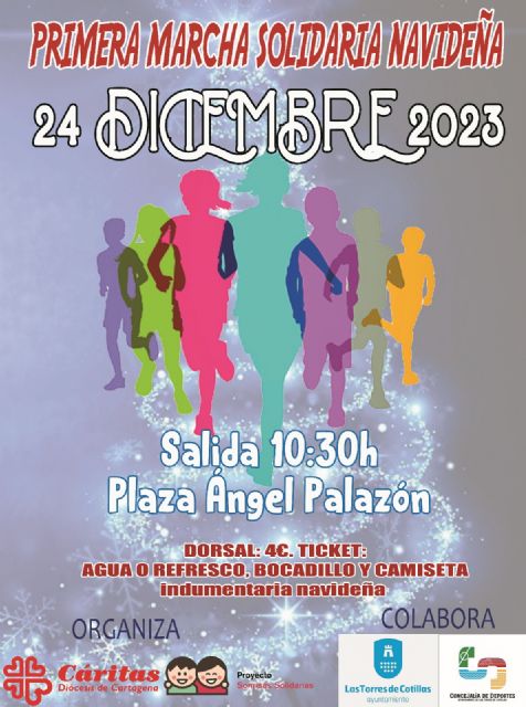Las Torres de Cotillas, preparada para su primera marcha solidaria de Navidad - 1, Foto 1