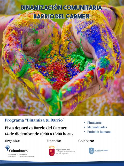 La actividad comunitaria Dinamiza tu barrio propone una gran jornada familiar en El Carmen - 1, Foto 1