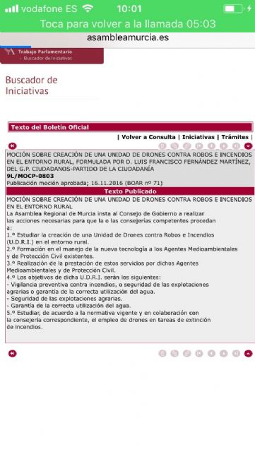 Ciudadanos pide el desbloqueo de las unidades de drones contra incendios que impulsó en Yecla y Fuente Álamo - 1, Foto 1