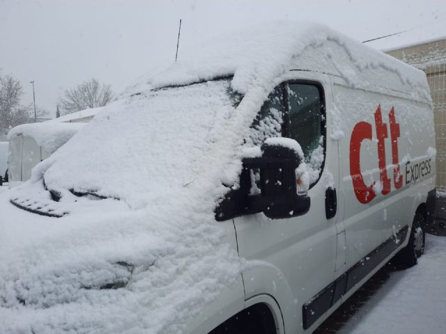 CTT Express recupera su actividad de distribución tras el fuerte temporal de nieve sufrido en nuestro país - 1, Foto 1
