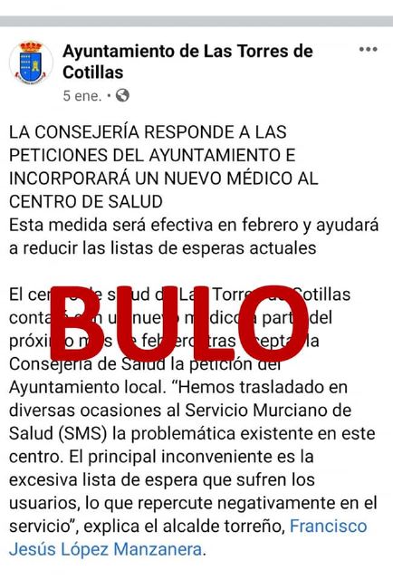 El PP denuncia que el Equipo de Desgobierno PSOE-Ciudadanos de Las Torres de Cotillas miente  - 1, Foto 1