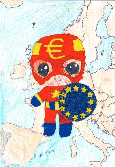 Alumnos del CEIP La Cruz resultan ganadores del concurso de dibujo: Mi pueblo, Europa, Foto 2