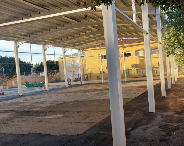 Se autoriza una ampliación de 19 días en el plazo de ejecución de las obras de cubrición de la pista polideportiva del CEIP Santiago - 2, Foto 2