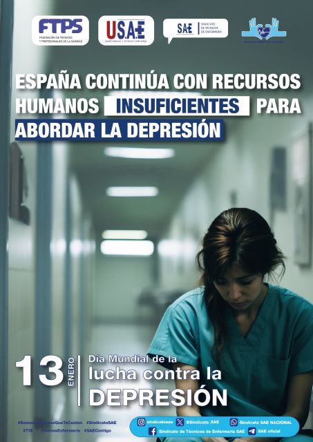 España continúa con recursos humanos insuficientes para abordar la depresión - 1, Foto 1
