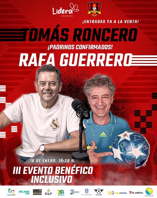 Llega el III Evento Benéfico por la Inclusión, con el periodista Tomás Roncero y el ex árbitro Rafa Guerrero como padrinos de lujo - 4, Foto 4