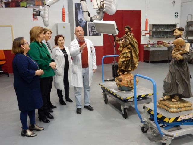 Cultura realiza intervenciones en ocho de las obras que se exhibirán en la exposición de Caravaca de la Cruz - 2, Foto 2