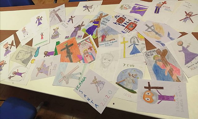 El concurso de dibujo para el diseño de cartel infantil de la Semana Santa 2020 de Las Torres de Cotillas bate récords de participación - 2, Foto 2