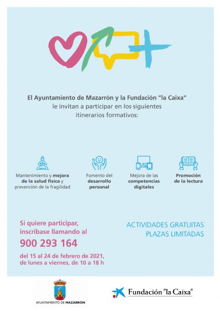 La Fundación la Caixa, en convenio con el Ayuntamiento de Mazarrón y en colaboración con el Centro de Día, impulsa talleres virtuales para las personas mayores - 1, Foto 1