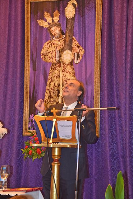El autor de pregón romano transmitió su devoción por los Sagrados Titulares de la Hermandad y por la Pasión y Resurrección de Nuestro Señor Jesucristo - 4, Foto 4