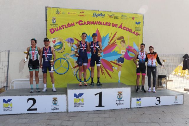 David Cantero y Sara Alemany ocupan los primeros puestos en el XXIX Duatlón Carnavales de Águilas - 1, Foto 1