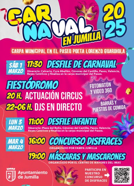 Presentado el Carnaval 2025 que se celebrará en Jumilla del 1 al 4 de marzo - 2, Foto 2