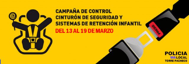 Nueva campaña de vigilancia y control del cinturón de seguridad del 13 al 19 de marzo en Torre Pacheco - 2, Foto 2