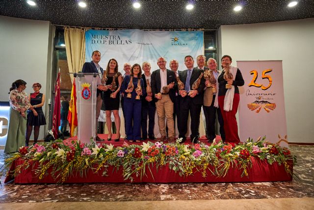 La D.O. de Bullas entrega los premios a los mejores vinos en una gala en la que conmemora su 25 aniversario - 1, Foto 1