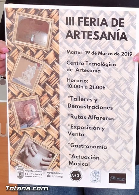 La III Feria de la Artesanía de Totana se celebrará el martes 19 de marzo en el entorno del Centro Tecnológio de la Artesanía - 2, Foto 2