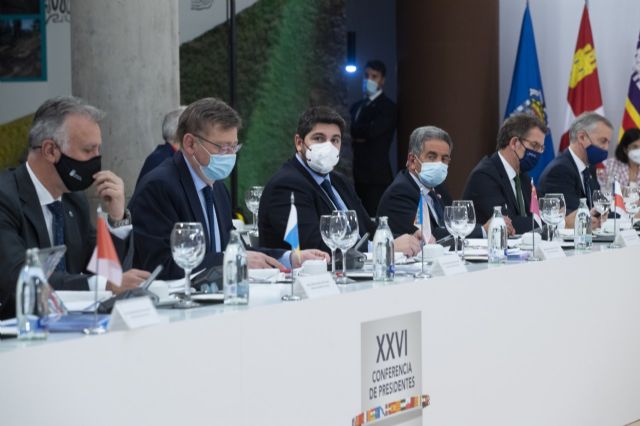 López Miras reclama al Gobierno central menos impuestos y un fondo extraordinario para afrontar la crisis humanitaria y económica - 2, Foto 2