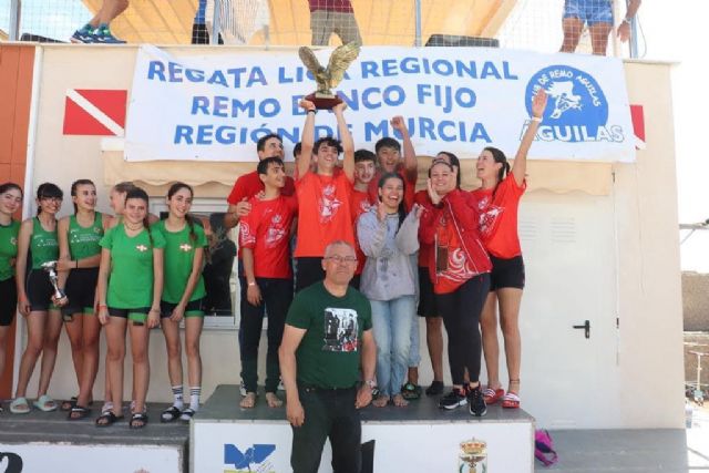 El Club de Remo Águilas ocupa tres primeros puestos en la II Regata de Liga Regional Remo de Banco Fijo - 1, Foto 1
