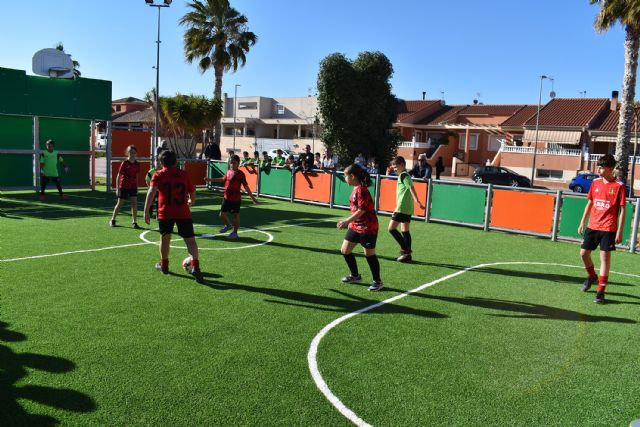 El jugador torreño de fútbol sala Piqueras da nombre a la pista multideporte del parque Paco Rabal - 4, Foto 4