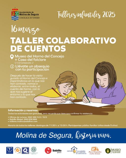 La Concejalía de Turismo organiza un taller colaborativo de cuentos en el Museo Horno del Concejo y Casa del Folclore el domingo 16 de marzo - 1, Foto 1