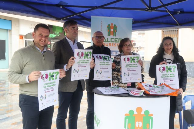 Alcer Sureste conmemora el Día Mundial del Riñón con una mesa informativa - 1, Foto 1