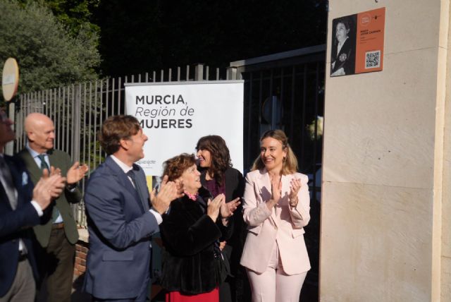 Política Social rinde homenaje a María Jover, primera jueza de España, con una placa del proyecto ´Murcia, región de mujeres´ - 2, Foto 2