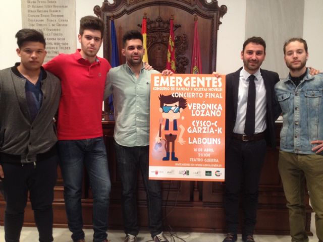 Verónica Lozano, CyscoC & GarziaK y Labouns, en la final del concurso Emergentes de jóvenes artistas lorquinos - 1, Foto 1