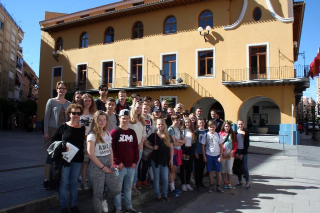 27 alumnos de la ciudad de Ås (Noruega), son recibidos por el Alcalde de Alcantarilla - 2, Foto 2