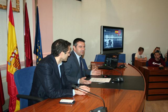 27 alumnos de la ciudad de Ås (Noruega), son recibidos por el Alcalde de Alcantarilla - 3, Foto 3