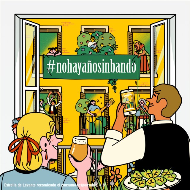 Estrella de Levante promueve la acción #NohayañosinBando para mantener el espíritu huertano en casa - 1, Foto 1