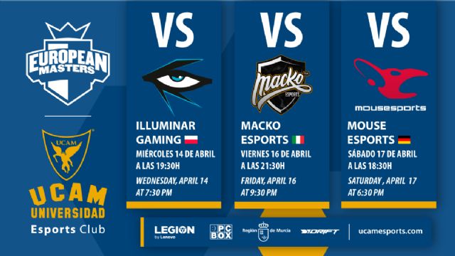 UCAM Esports Club debuta mañana en el European Masters - 3, Foto 3