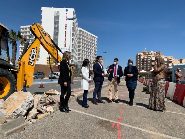 La Comunidad inicia las obras del itinerario ciclista continuo que recorrerá La Manga para fomentar la movilidad sostenible - 2, Foto 2