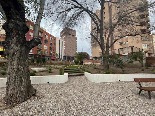 El Ayuntamiento de Lorca crea un nuevo espacio verde en la zona ajardinada del IES Ibáñez Martín - 2, Foto 2